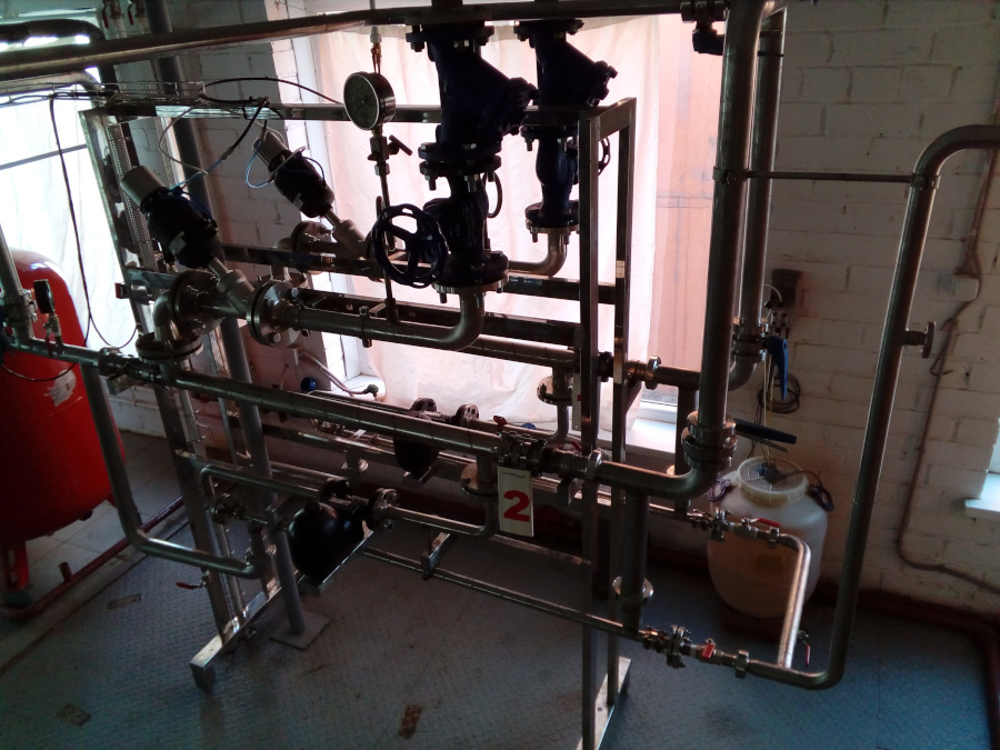 В составе блочного ИТП парового