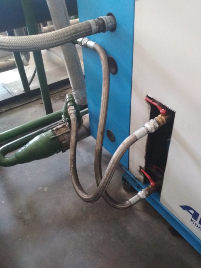 5. Маслоохладитель на стеклотарном заводе.